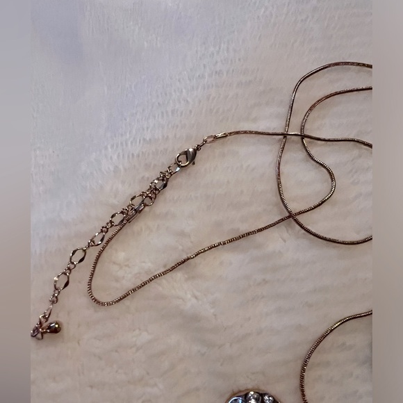 NWOT Ginger Snaps Rose Gold Necklace - Picture 6 of 8